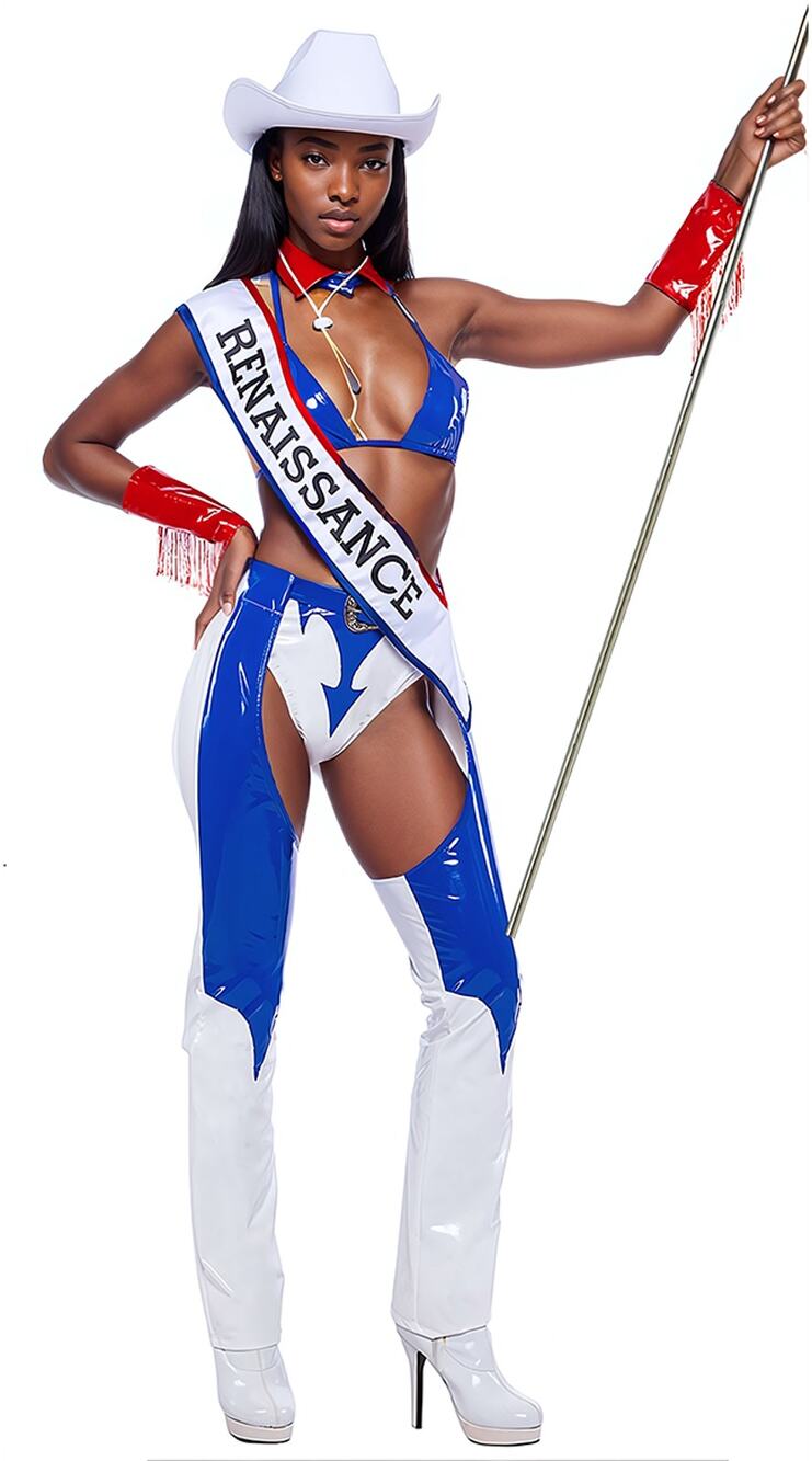NEW Yandy Renaissance Queen Cowboy Carter Costume Size XL